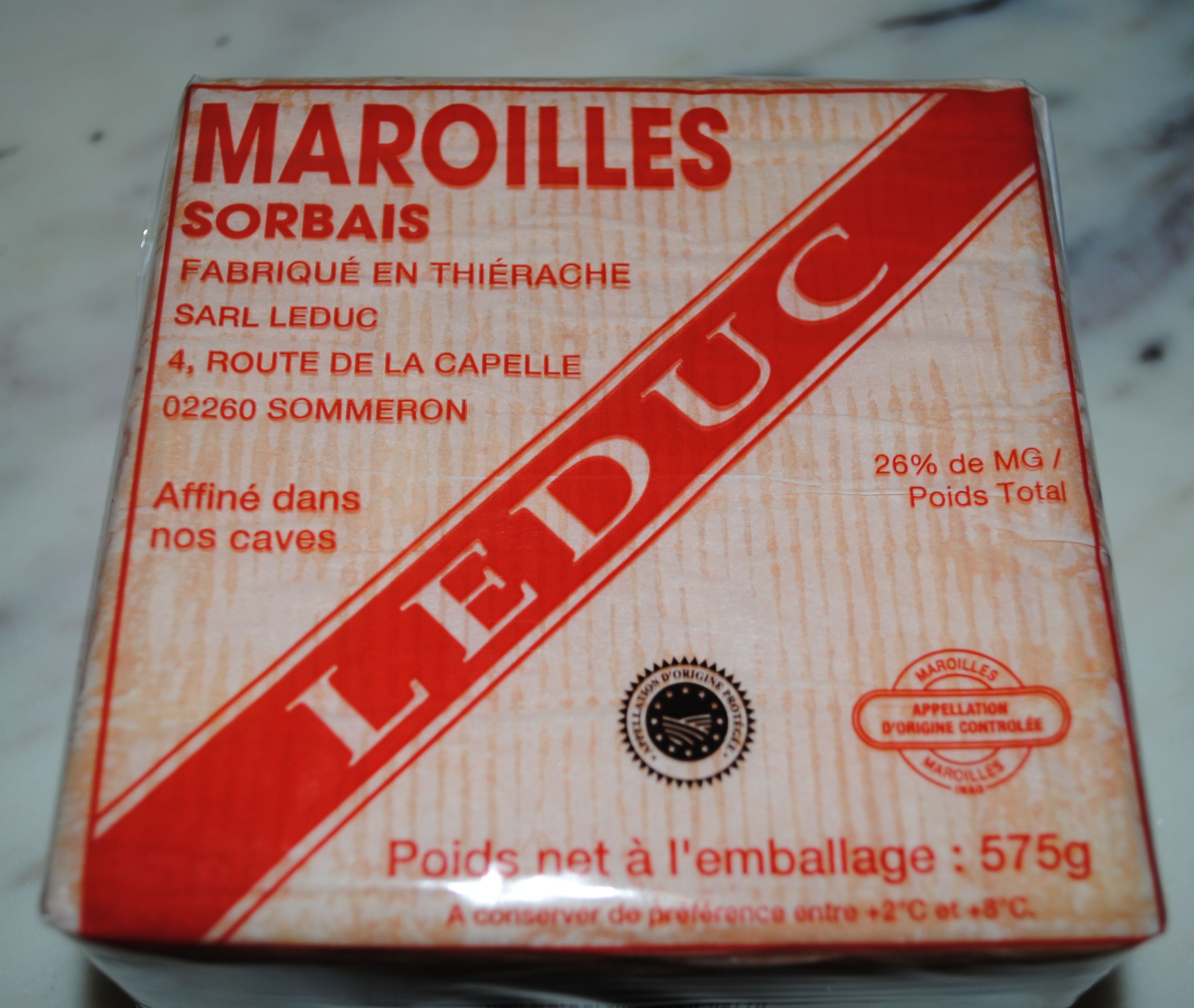SORBAIS AOP MAROILLES